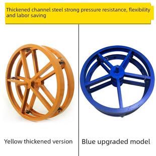 电缆放线盘圆盘放线架卧式放线盘电工电力光缆光纤槽钢加重放线盘