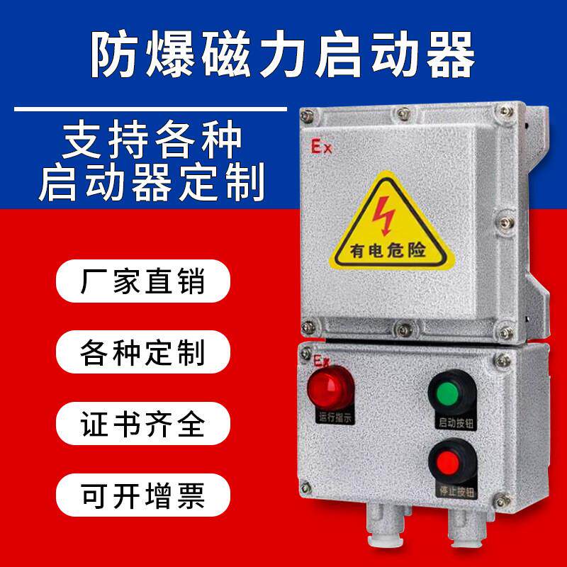 防爆配电箱水泵电机磁力启动器380V三相消防排风机控制开关接线箱
