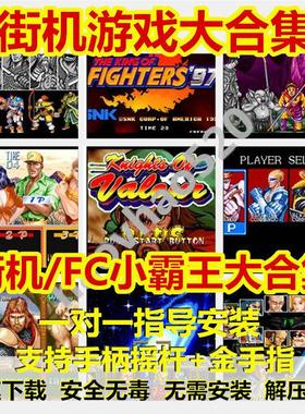 电脑街机游戏经典合集PC单机mame模拟器恐龙快打双截龙名将拳皇