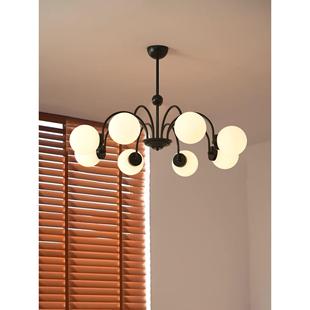 法国覆古黑魔豆吊灯现代极简主义客厅灯斯堪 纳维亚餐厅卧室中世