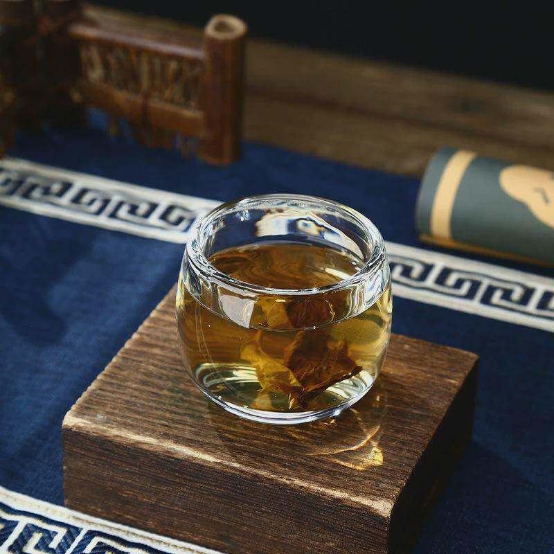 琉璃夫茶杯个人专用功高档用家主人单泡默认QJB7杯喝茶品茗杯玻璃