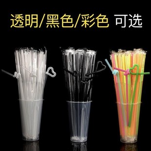 吸装换长吸管一次性 弯曲加长独立单独包透明饮管3MTT弯头超长0可