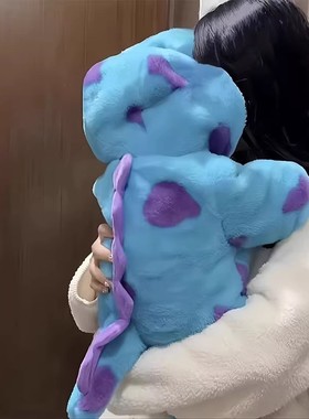 咪恐猫龙装宠物衣默认ATDB服秋冬加保暖布偶金渐层小狗狗衣带帽卫