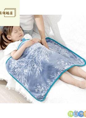 幼04979儿午睡毛毯儿童包边珊瑚绒小尺寸腿毯盖夏狗园狗猫咪季睡