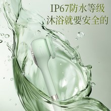 新款长柄硅胶沐浴刷 擦背不求人搓澡刷 多功能搓背神器.电动洗澡