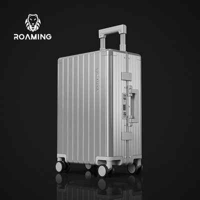 漫游 ROAMING 5580铝镁合金行李箱雕刻拉杆箱子旅行箱20寸24男女