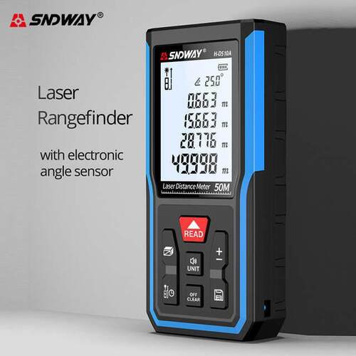 SNDWAY深达威激光测距仪H-D510A充电电子尺英文激光测距仪测量仪