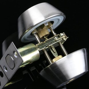 闭锁 房门锁 过道锁固定式 双面辅助锁 防盗锁 门锁 不锈钢双头锁