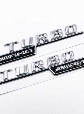 奔驰专用AMG金属改装车贴c200L E260L CLA45叶子板3D立体侧标全新