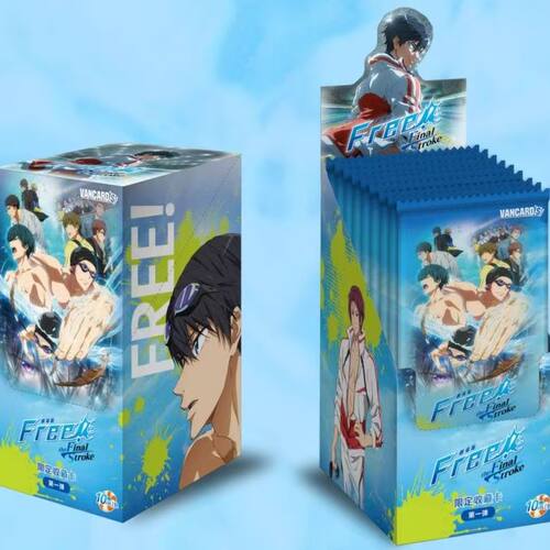 万画云游正版Free男子游泳部限定收藏卡第一弹收藏卡牌