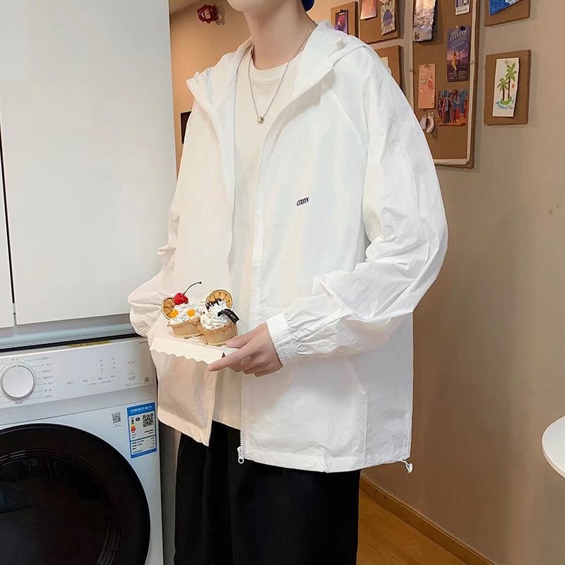 青少年防晒衣男初中生q高中学生夏季薄款外套男款防紫外线防晒服