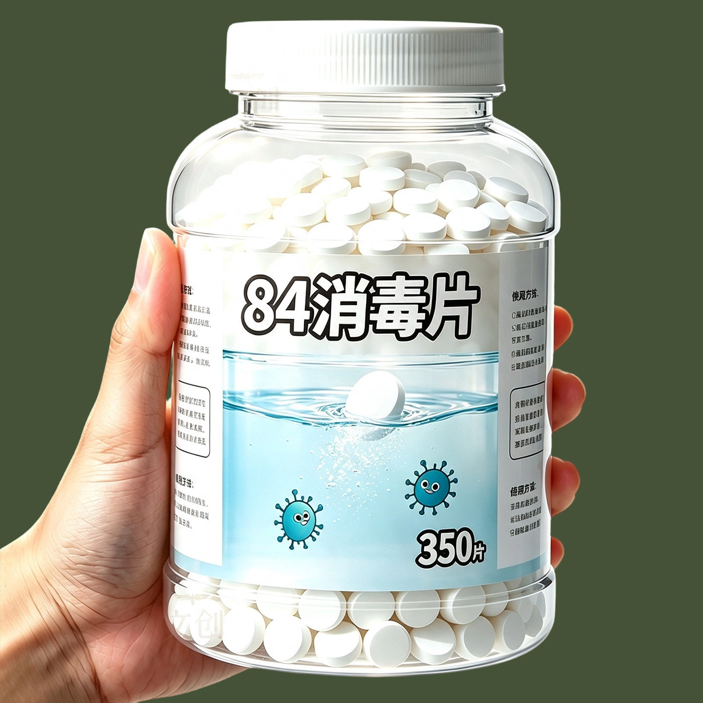 浓缩：84消毒片【强效去污型】