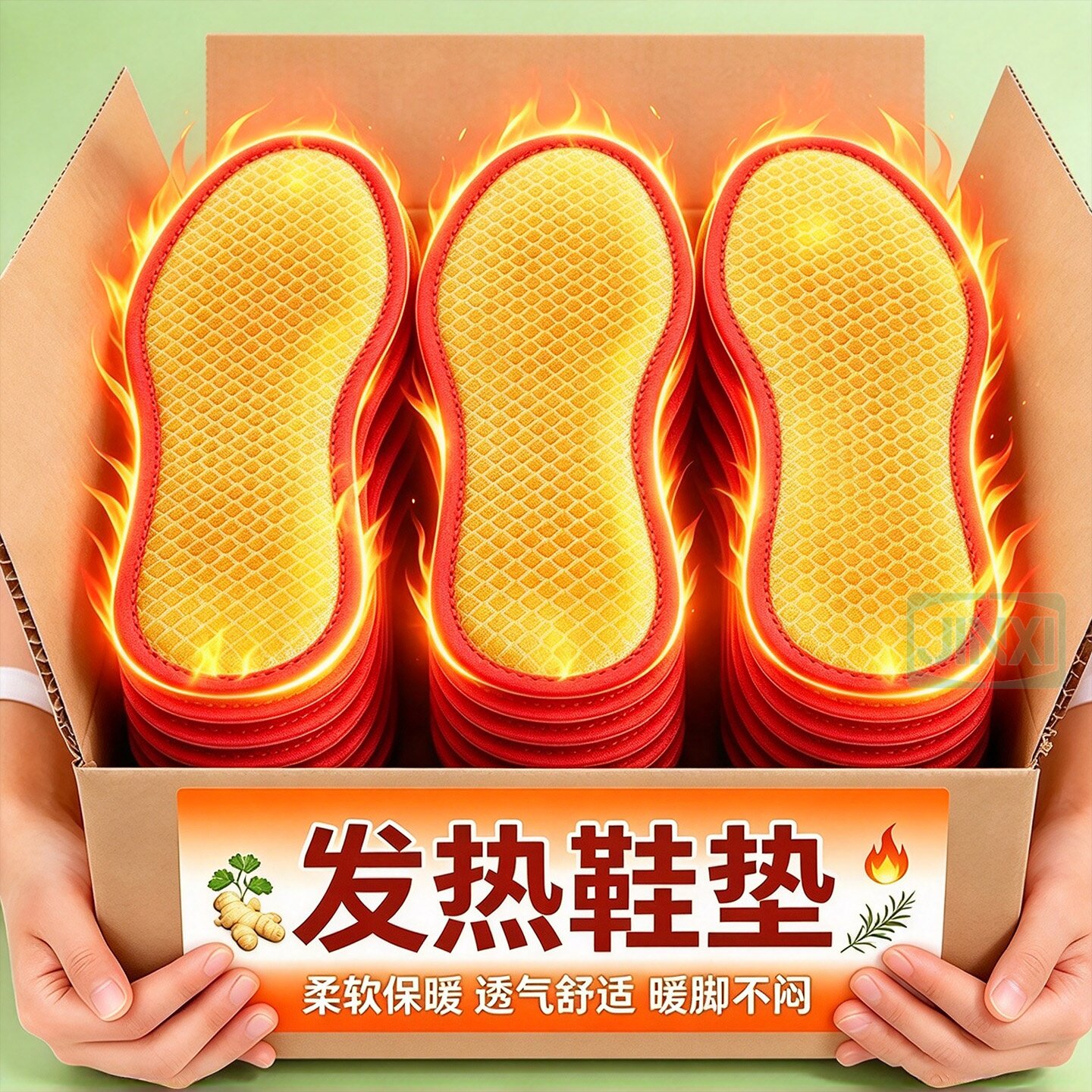 艾草自发热暖足贴12小时防臭