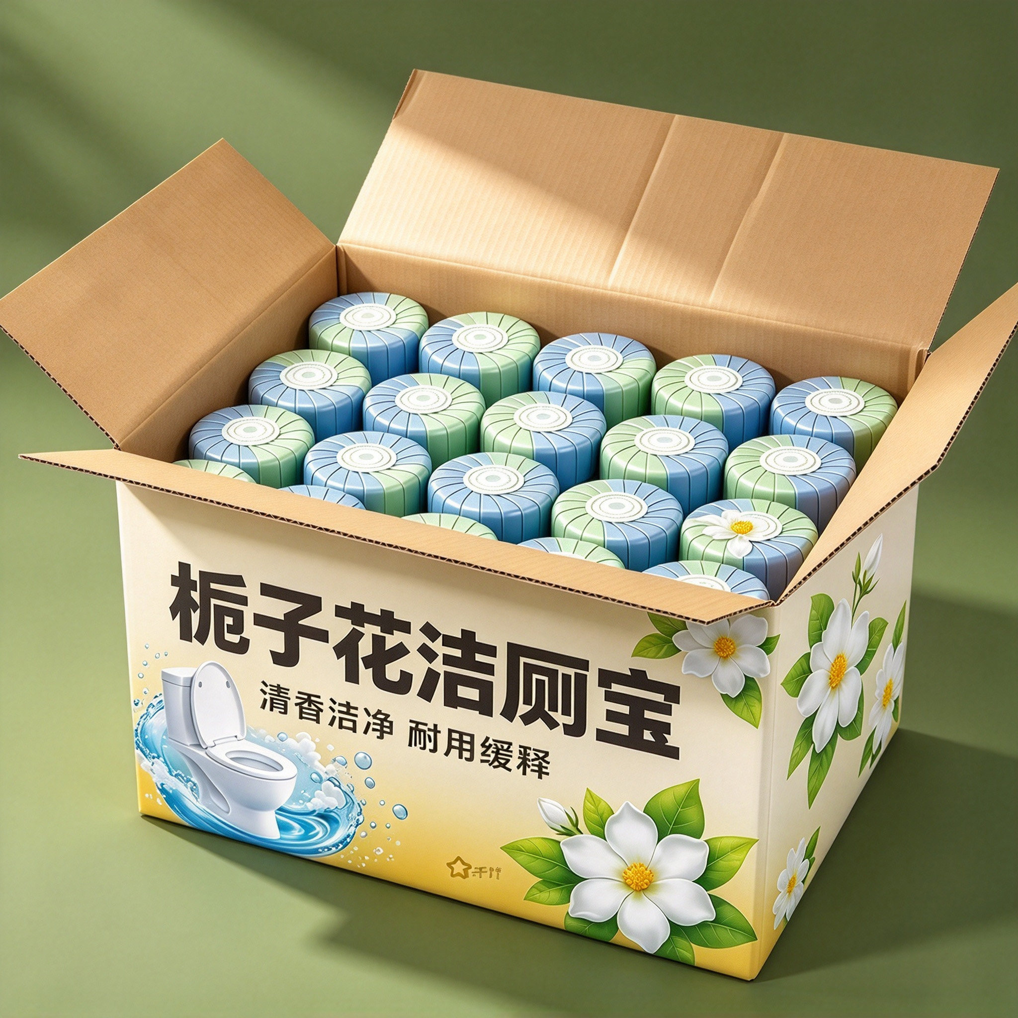 栀子花香洁厕宝香氛洁厕块厕所马桶清洁剂持久留香强效清洁厕凝胶
