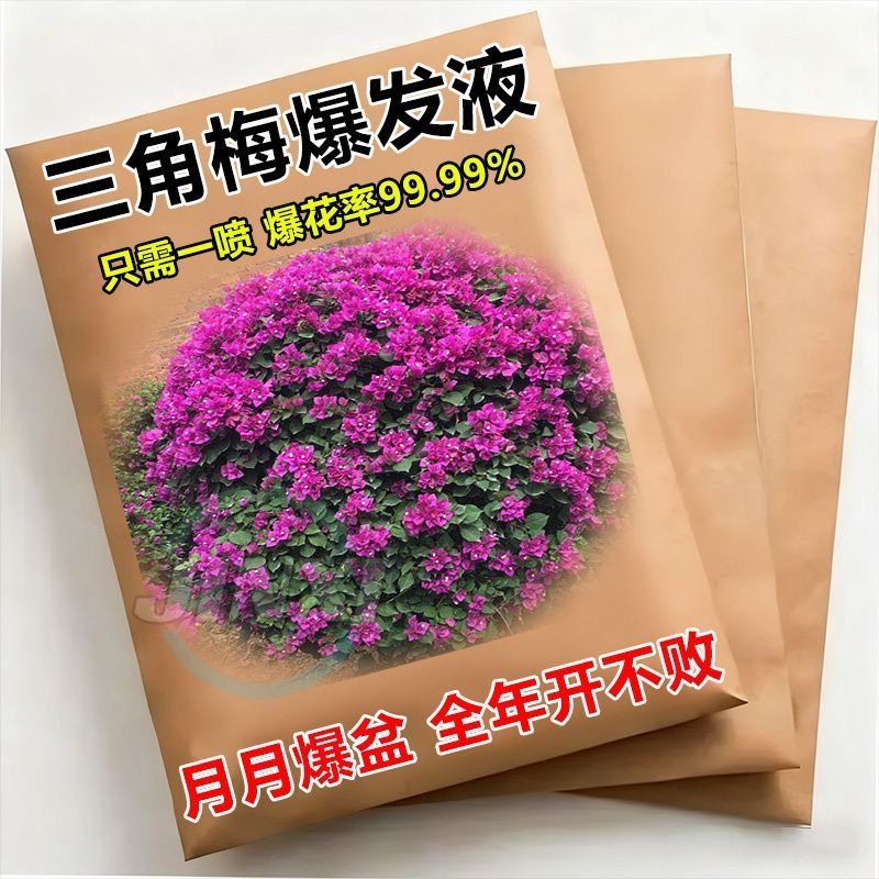 三角梅营养液再生剂盆栽家庭花卉爆花枝繁叶茂催花促花开花液通用