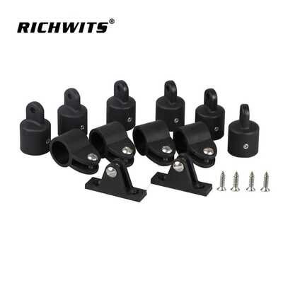 RICHWITS塑料滑套滑帽正山形座组合 房车游艇遮阳蓬五金 船用五金