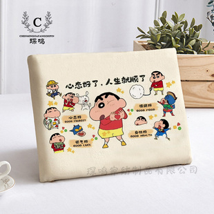 蜡笔小新学生屁股垫子工厂座垫卡通记忆棉长方形软垫坐垫椅子垫