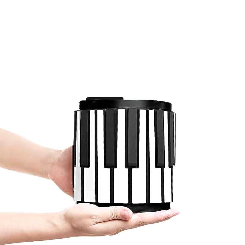 手卷电子钢琴业8专8键P88可折叠电子便携用式初学琴者家练习神器