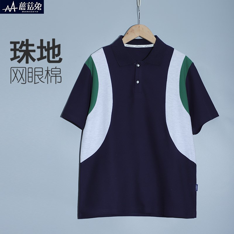 胖童装男童polo短袖T中大童男装夏装加肥L加大宽松夏季男孩翻领T