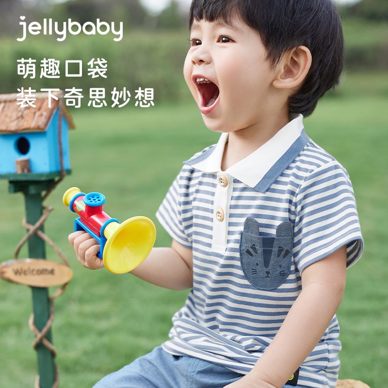 男童套装夏季男宝短袖POLO衣服小男孩儿童M翻领童装一岁男宝宝夏
