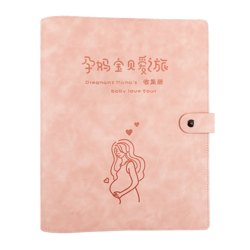 孕检报告单收纳册孕妈妈b超体检单a4文件夹资料多功能便携活页透