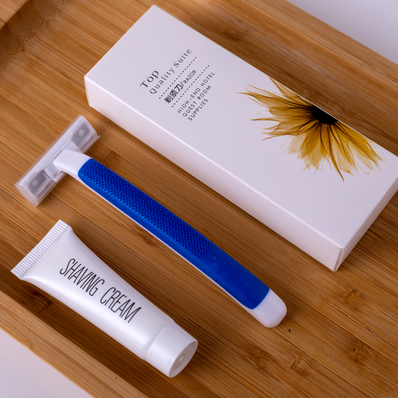 宾馆一次性剃须刀纸盒装 酒店一次性洗漱用品 刮胡刀 须刨 刮毛刀