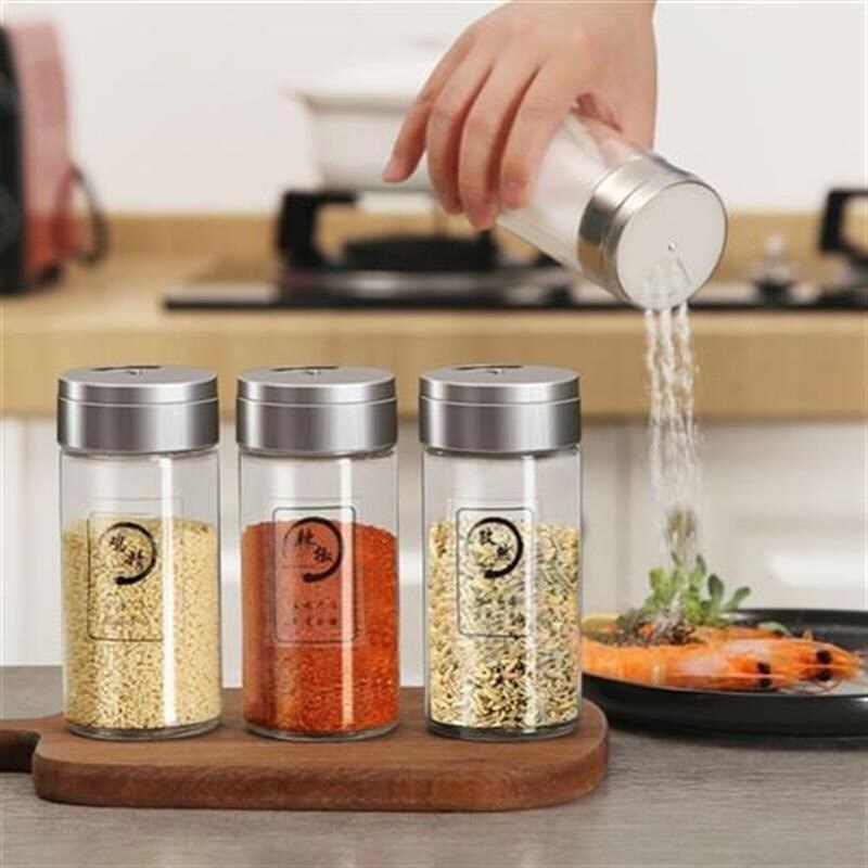 250ml Spice Jar Spice Bottle Salt Pepper Seasoning Cont.aine