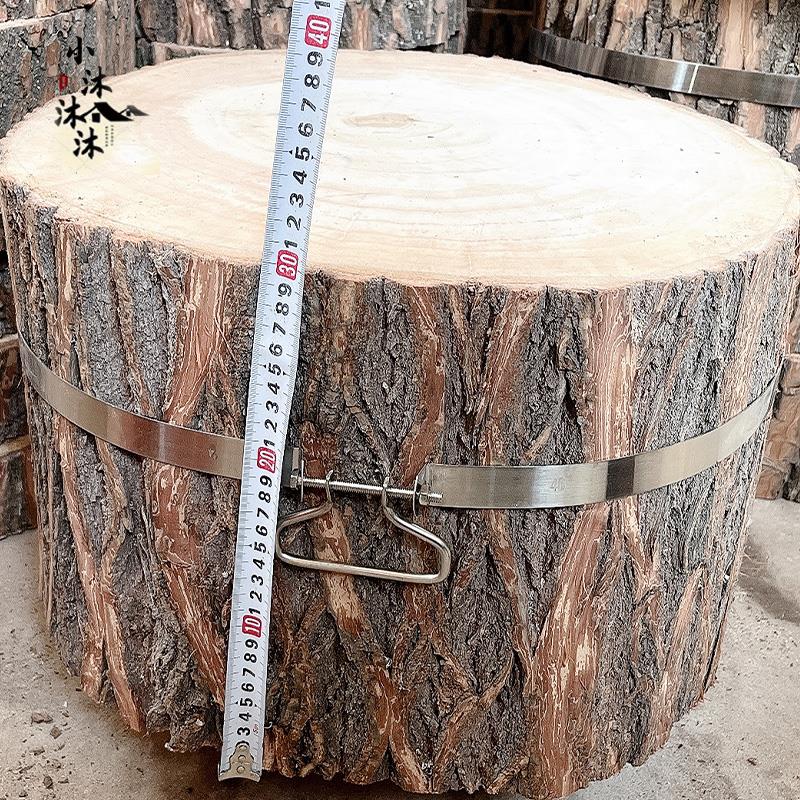 柳木菜板菜墩实木整木圆形家用砧板加厚剁肉墩商用剁骨头板原木墩