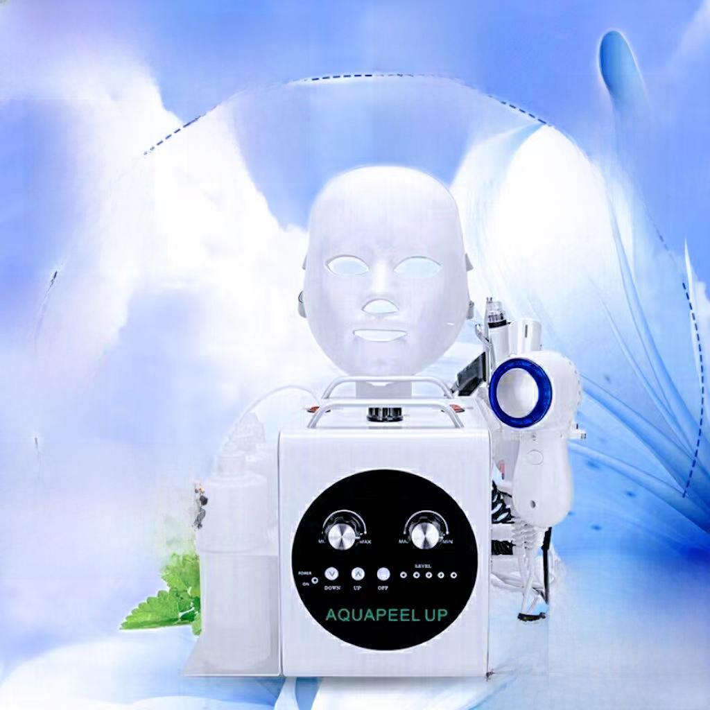 五代小汽泡吸黑头注氧补水超声波导入仪彩光嫩肤去角质水光美容仪