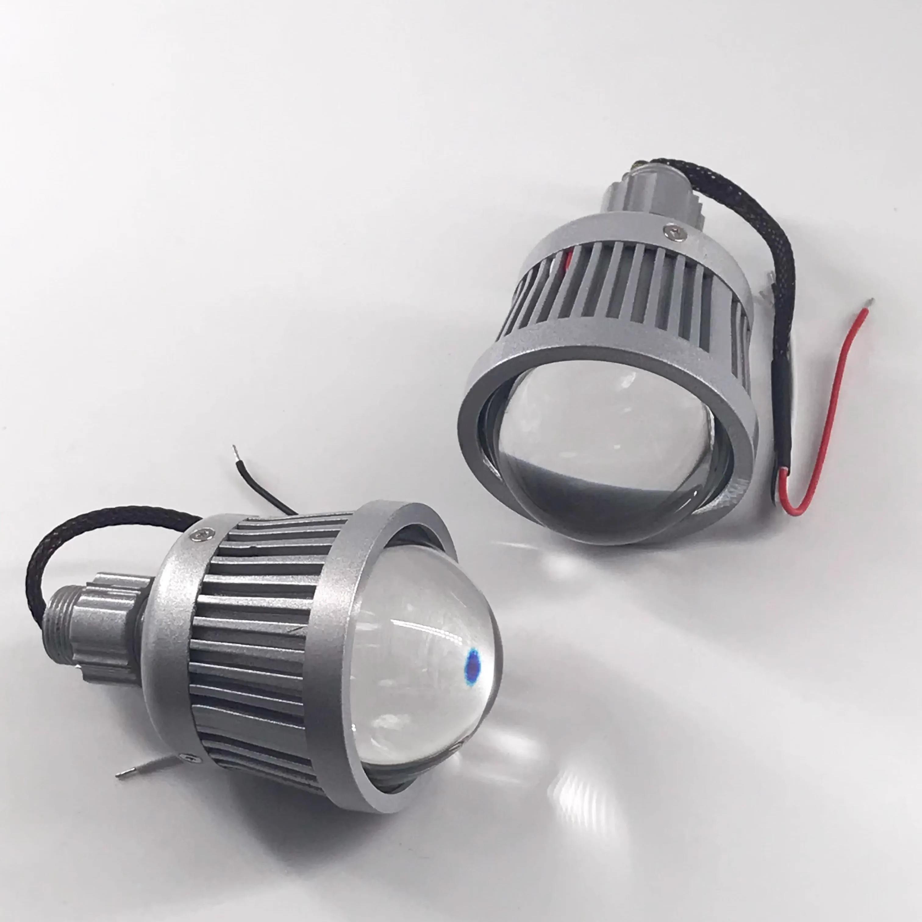 汽车LED远光灯透镜激光炮灯12v24伏网红小钢炮大刚炮射灯激光雾灯