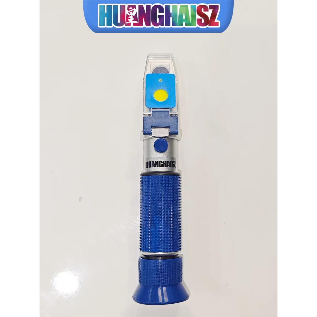 皇海盐度计铜芯25温补海缸专用光学比重计水族鱼缸海水缸带灯物理