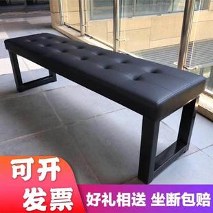 商场休息区长凳健身房更衣室软皮凳浴室换鞋 凳理发店无障碍豪华长