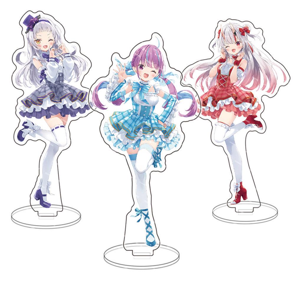 亚克力动漫立牌hololive虚拟主播绊爱 凑阿库娅 时野空打歌服现货