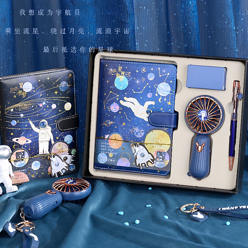 太空人伴手礼办公文具商务笔记本文创礼品套装龙年文化礼盒送同学