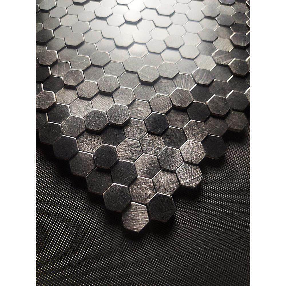 3D立体金属墙贴马赛克磁砖自粘自贴背景墙背胶高低面小块文化石砖