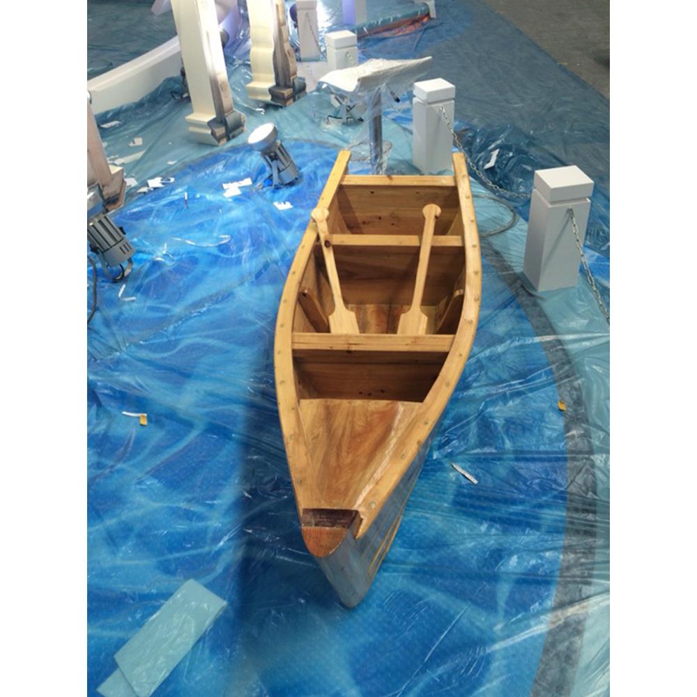 定制欧式两头尖威尼斯贡多拉公园花船景观装饰木船摄影道具工艺船