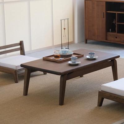 博悦老榆木小桌子飘窗阳台实木炕桌榻榻米小茶几简约矮桌日式茶几