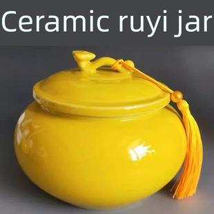 五色土避昆仑火天门黄化解厨缸陶缸如意西北火龙摆件宝