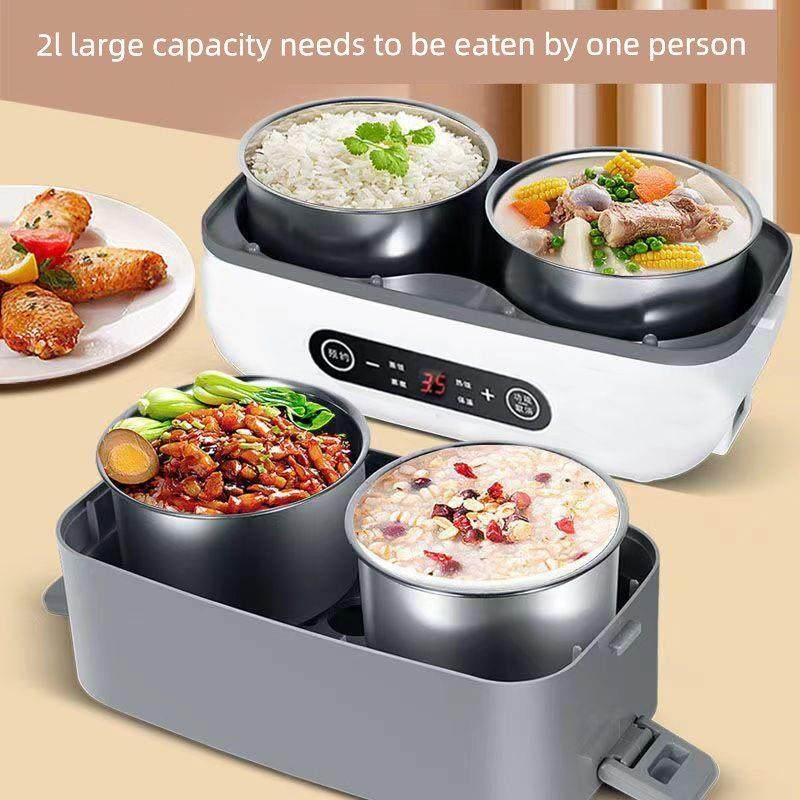 可插电加热保温饭盒，多功能电热饭盒，电热保温饭盒，插电式，办