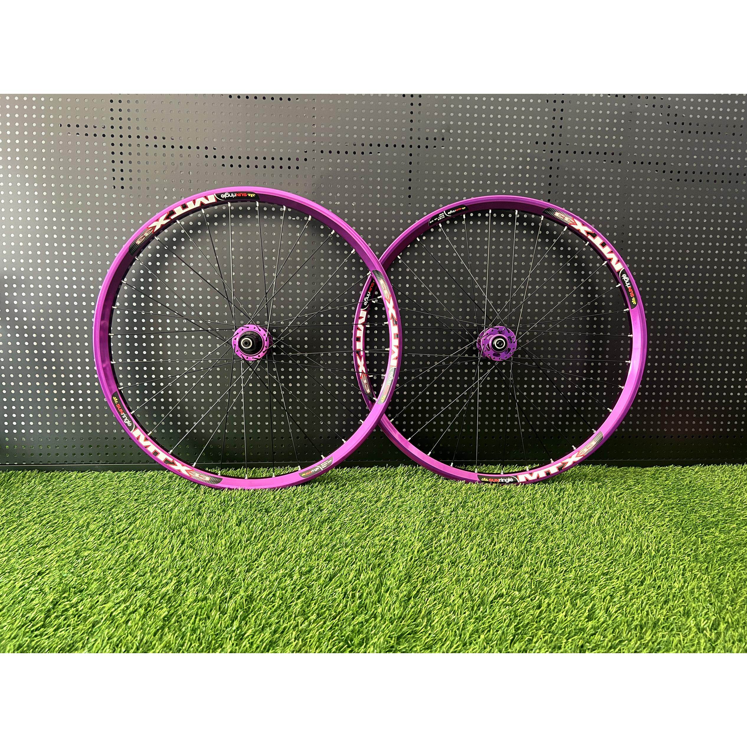 Sunringle.mtx33轮组登山车AM.XCBoost桶轴快拆120响炸街销接轮组