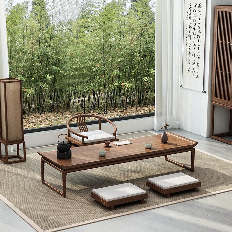 榻榻米茶几、地板桌、咖啡桌、小矮桌、炕桌、实木定制彷古禅宗日