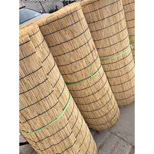 芦苇帘大卷30米芦苇帘大帘遮阳草帘竹帘芦苇座墙面装饰