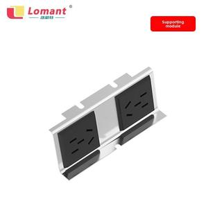 洛蒙地板插头配件地板插座隐形嵌入式电源网络模块