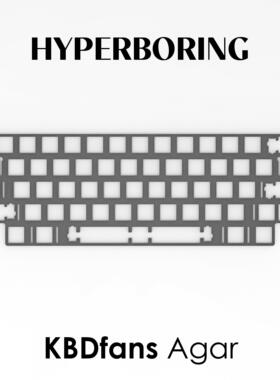 KBDfans Agar客制化机械键盘配件PC PP 铝定位板Plate