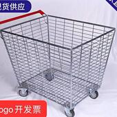 电商仓库理货车拣货超市推车快递周转手推车特大号购物车大容量