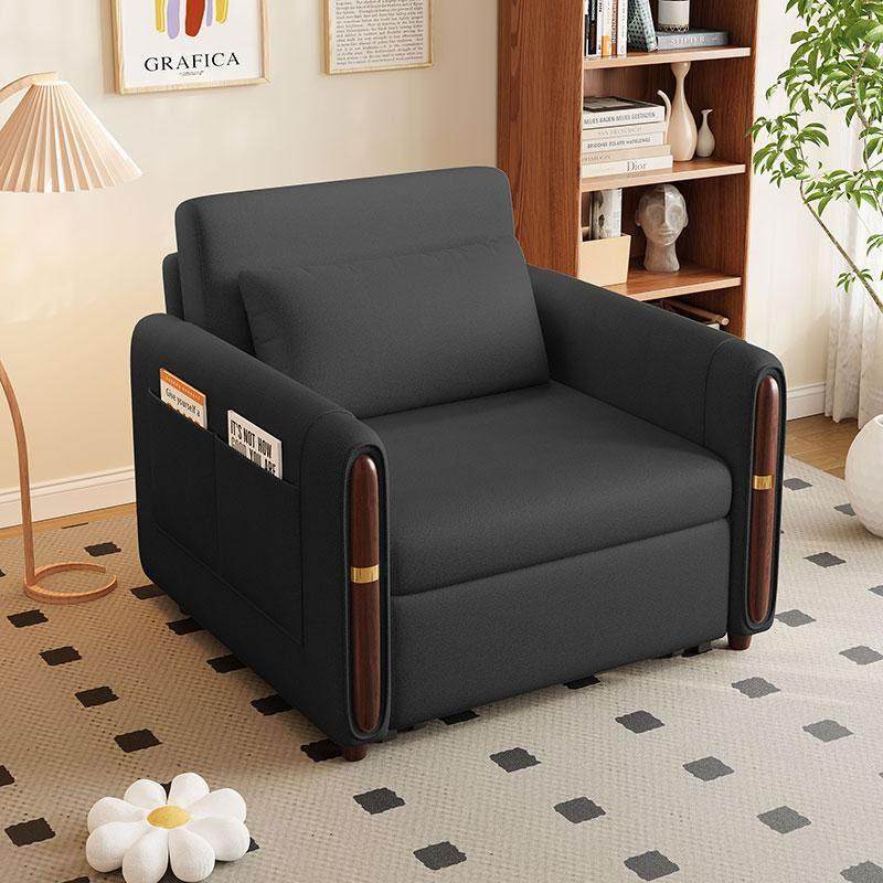 单人沙发床折叠两用小户型伸缩多功能阳台儿童书房留宿推拉沙发床
