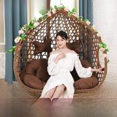 吊篮藤椅吊椅秋千户外家用庭院摇摇椅室内卧室懒人椅阳台吊床摇篮