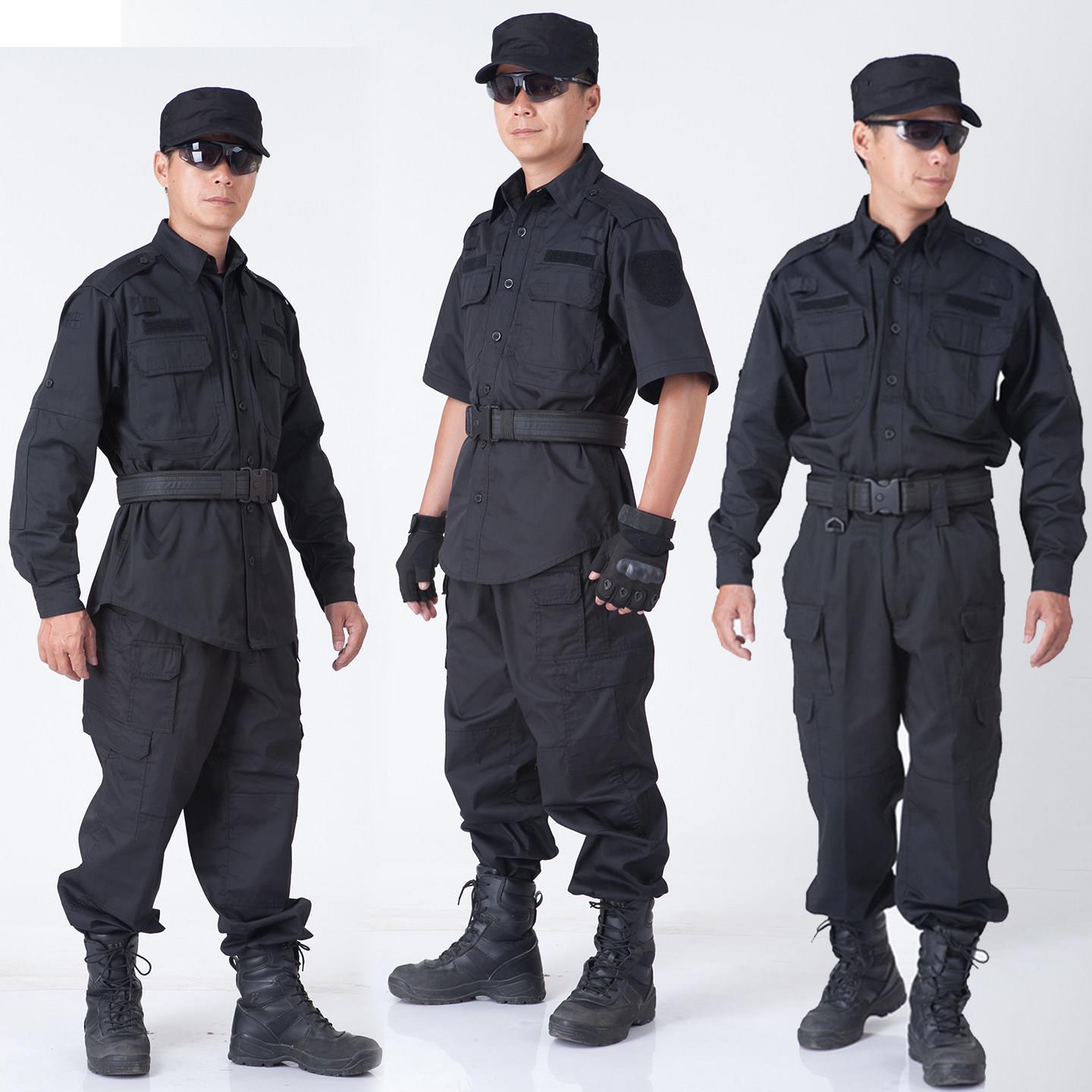 511款物业保安服装工作服制服作训服套装长袖战术训练男士春秋款
