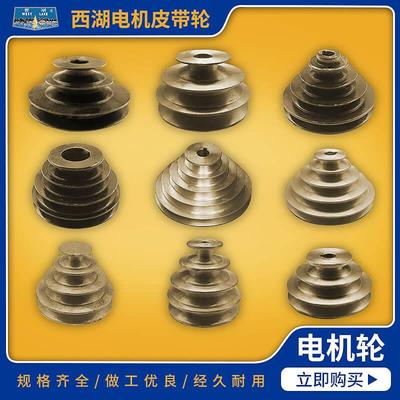 西湖台钻铣床钻攻两用机铝制铸铁皮带盘A型B型皮带轮宝塔轮电机轮