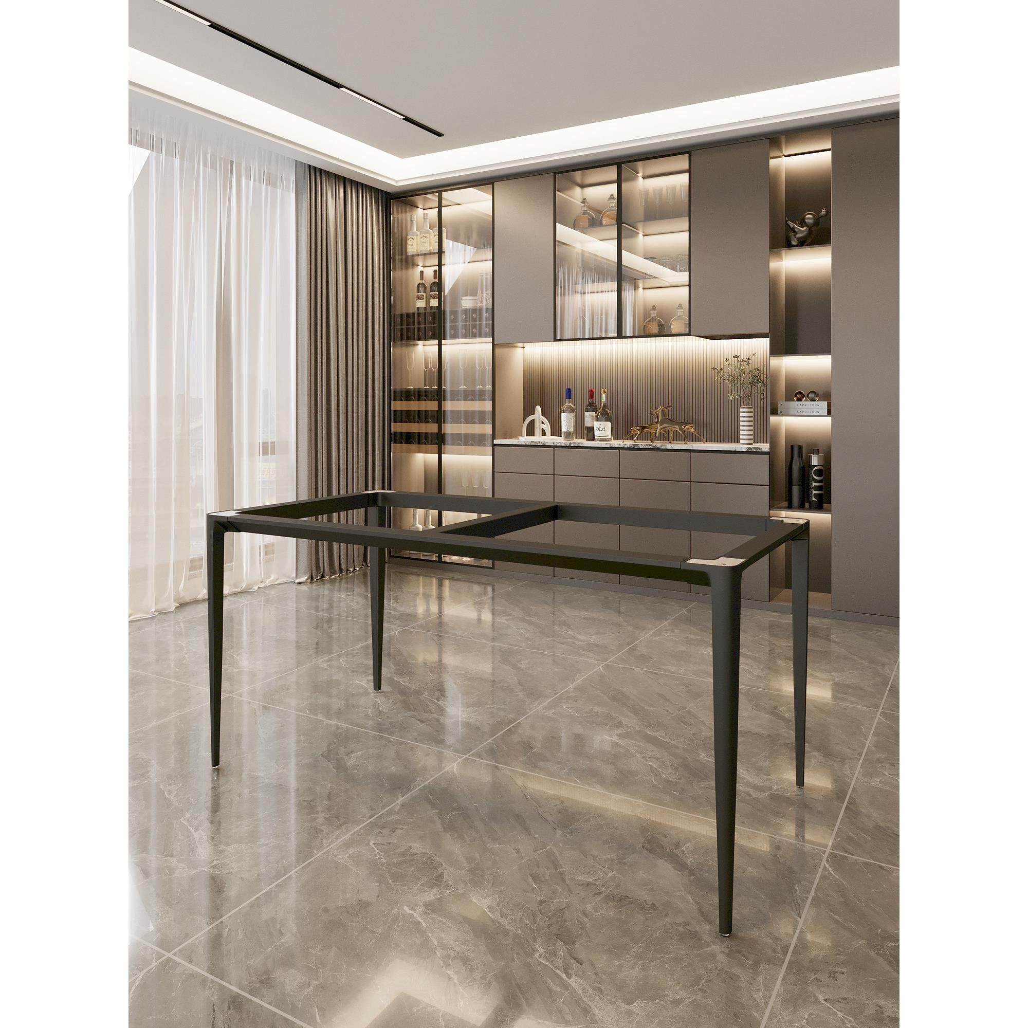 铝合金脚实心餐桌腿支架支撑底座简约现代大理石岩板家用轻奢桌架,住宅家具,桌腿/桌架,淘宝优惠券,粉丝福利购,淘宝优惠卷